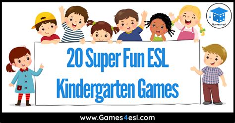 20 Super Fun ESL Kindergarten Games .
